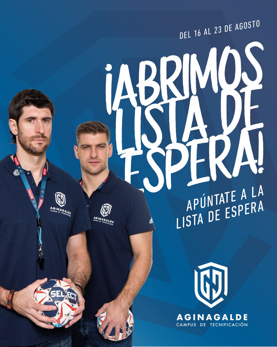 🔝 ¡Ahora sí! ¡Hemos completado todas nuestras plazas y abrimos la lista de espera!

📝La lista de espera no te garantiza una plaza, pero sí un lugar de preferencia para optar a la inscripción en caso de que surjan bajas.

❤️ ¡GRACIAS A TODOS! ¡Nos vemos del 16 de agosto !