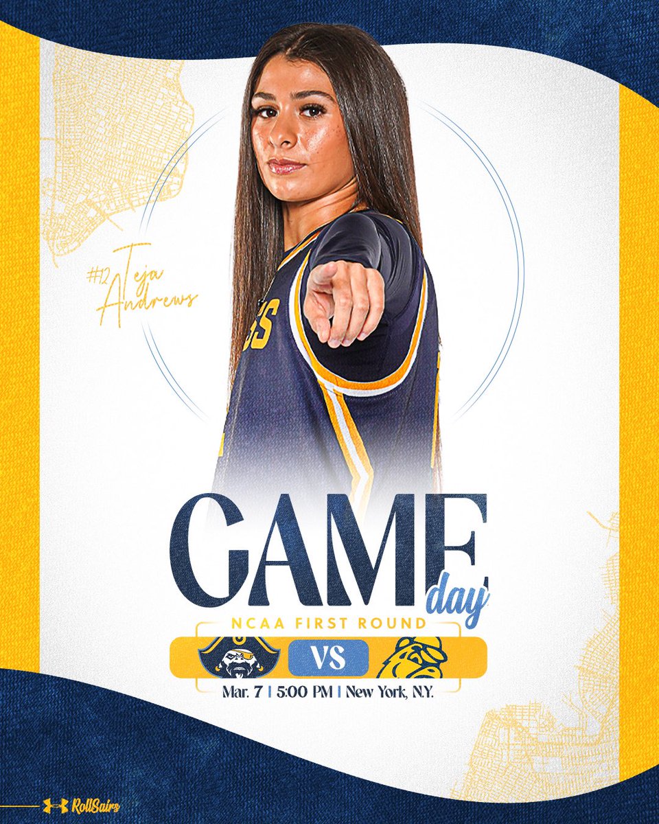 Gameday in the Big Apple!

🆚Trinity College 
⏰5:00 PM
📺 gonyuathletics.com/sports/2022/8/…
📍New York, N.Y.
🏟️John A. Paulson Center 

#RollSairs🏴‍☠️