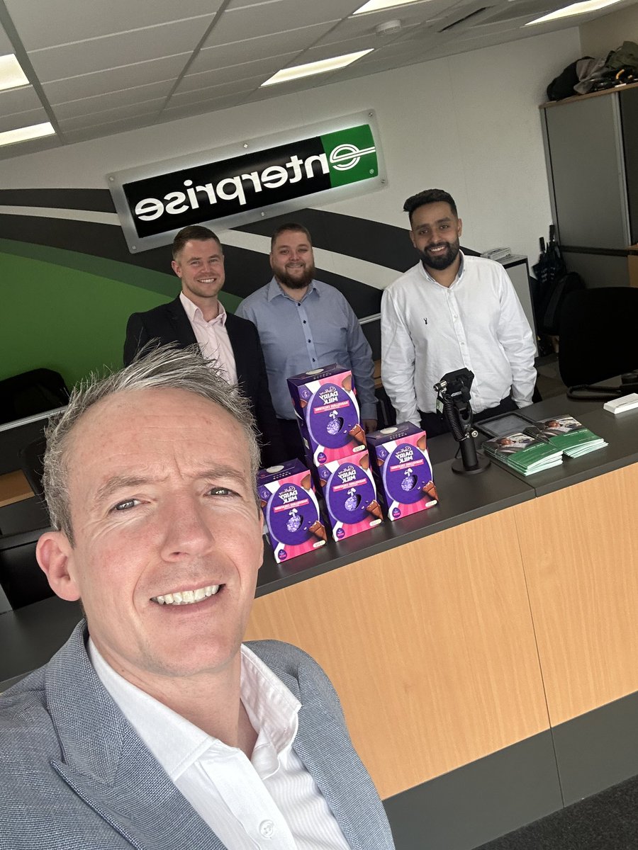 4th stop, this time Walsall Wood. Even got to share the appreciation with some of our customers