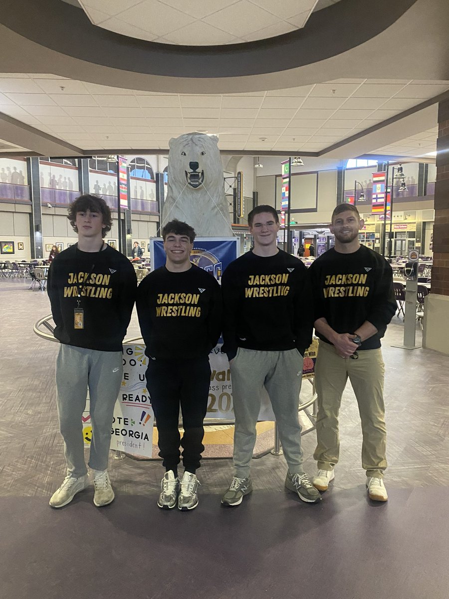 TODAY’S THE DAY!!!  Best of luck to Liam Dillon, Brody McKinney and Vann Riordan at the State Wrestling Tourney today, tomorrow and Sunday!!!  LETS GO BEARS!!! <a href="/JaxTakedownClub/">Polar Bear Wrestling</a>
