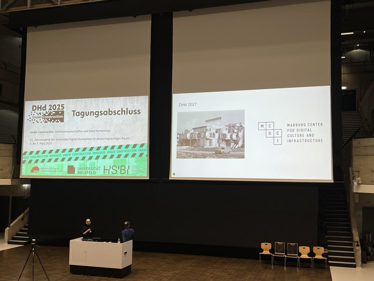 DH_Potsdam @dh_potsdam@hcommons.social (@dh_potsdam) on Twitter photo 📍Save the date: 2027-03-01 – 2027-03-05 (1. – 5. März 2027)
Die #DHd2027 (Digital Humanities im deutschsprachigen Raum 2027) findet in Marburg statt / The DHd 2027 conference will take place at the Marburg Center for Digital Culture and Infrastructure
#DigitalHumanities 📍Save the date: 2027-03-01 – 2027-03-05 (1. – 5. März 2027)
Die #DHd2027 (Digital Humanities im deutschsprachigen Raum 2027) findet in Marburg statt / The DHd 2027 conference will take place at the Marburg Center for Digital Culture and Infrastructure
#DigitalHumanities