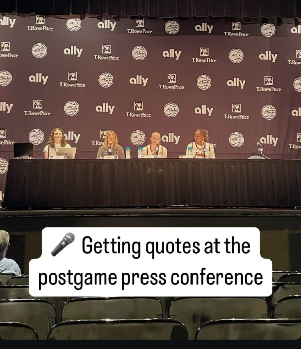 Bill Roth (@billroth2020) on Twitter photo Have ya seen the terrific work by our <a href="/commvt/">VT School of Communication</a> SMA students at the <a href="/accwbb/">ACC Women's Basketball</a> tournament?
Our crew is covering every session, every game, every presser - pumping out super content on various platforms all week.
Invaluable experience for our aspiring <a href="/3304Sports/">3304 Sports</a> journalists. Have ya seen the terrific work by our <a href="/commvt/">VT School of Communication</a> SMA students at the <a href="/accwbb/">ACC Women's Basketball</a> tournament?
Our crew is covering every session, every game, every presser - pumping out super content on various platforms all week.
Invaluable experience for our aspiring <a href="/3304Sports/">3304 Sports</a> journalists.