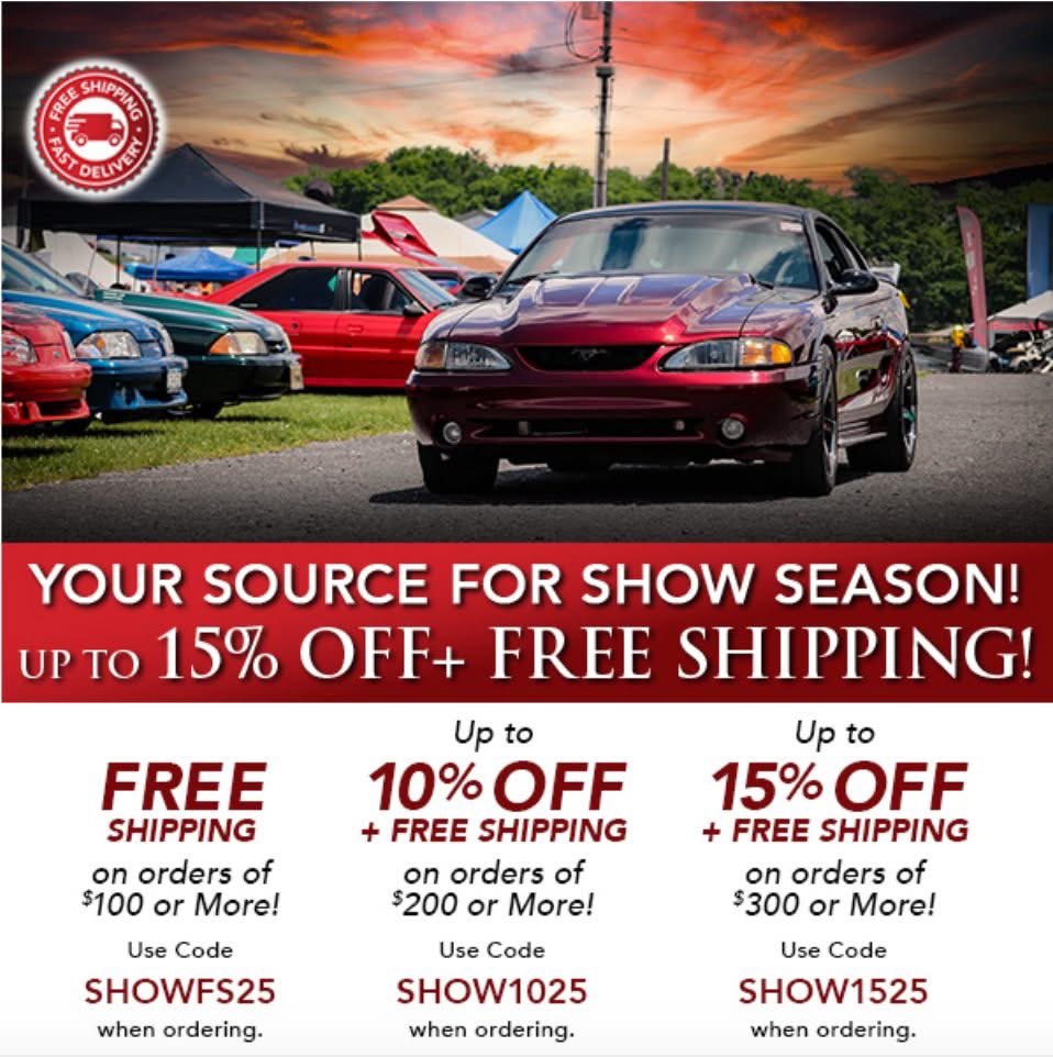 TopFlightAuto1's tweet image. Save Up To 15% OFF+ FREE Shipping!! Your source for show season!
Topflightautomotive.com/specials/ has an industry-leading inventory of Parts, Interiors, Wheels &amp;amp; Accessories &amp;amp; more! Offer expires 3/13/25. #Corvette #Mustang #CorvetteParts #MustangParts #Mopar #MoparParts #Camaro
