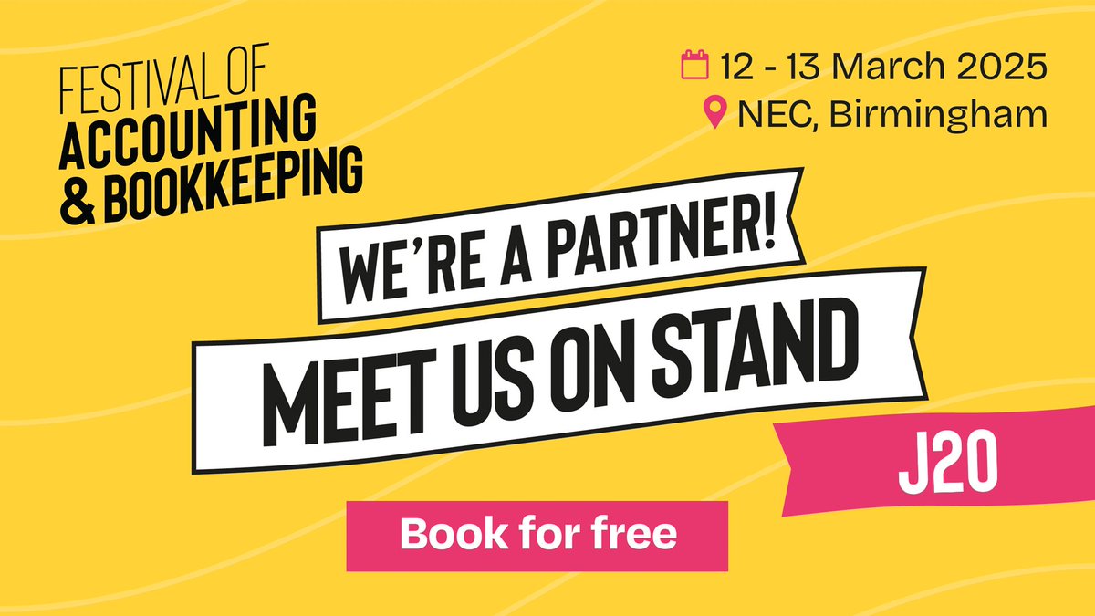 We're excited to be a partner at the Festival of Accounting &amp; Bookkeeping next week, 12-13 March, at NEC Birmingham! 🎟️ Grab your free ticket here: [ow.ly/K4uS50VcBqO] and visit us at stand J20. Don’t miss out on talks, workshops, and networking! #CIPP #FAB25