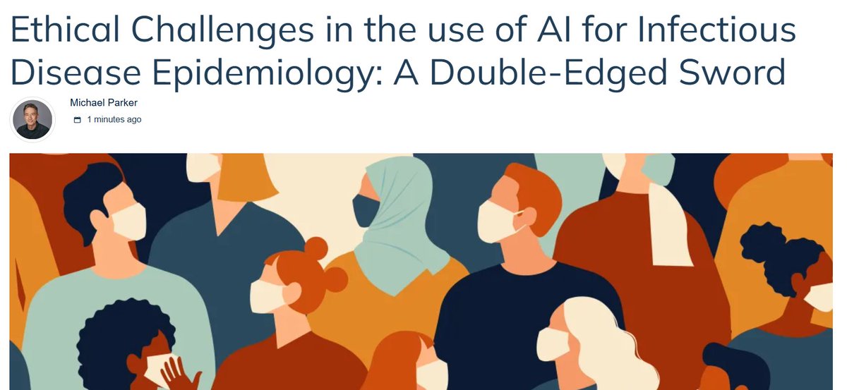 Ethox Centre (@ethox_centre) on Twitter photo #Ethical Challenges in the use of #AI for Infectious Disease Epidemiology: A Double-Edged Sword
New Ethox Blog by <a href="/michaelethox/">michael parker</a> discusses recent <a href="/Nature/">nature</a> paper 'Artificial intelligence for modelling infectious disease #epidemics'
<a href="/PSIOxford/">Pandemic Sciences Institute</a> <a href="/Oxford_NDPH/">Oxford Population Health (OxPop)</a>
ethox.ox.ac.uk/blog/ethical-c… #Ethical Challenges in the use of #AI for Infectious Disease Epidemiology: A Double-Edged Sword
New Ethox Blog by <a href="/michaelethox/">michael parker</a> discusses recent <a href="/Nature/">nature</a> paper 'Artificial intelligence for modelling infectious disease #epidemics'
<a href="/PSIOxford/">Pandemic Sciences Institute</a> <a href="/Oxford_NDPH/">Oxford Population Health (OxPop)</a>
ethox.ox.ac.uk/blog/ethical-c…