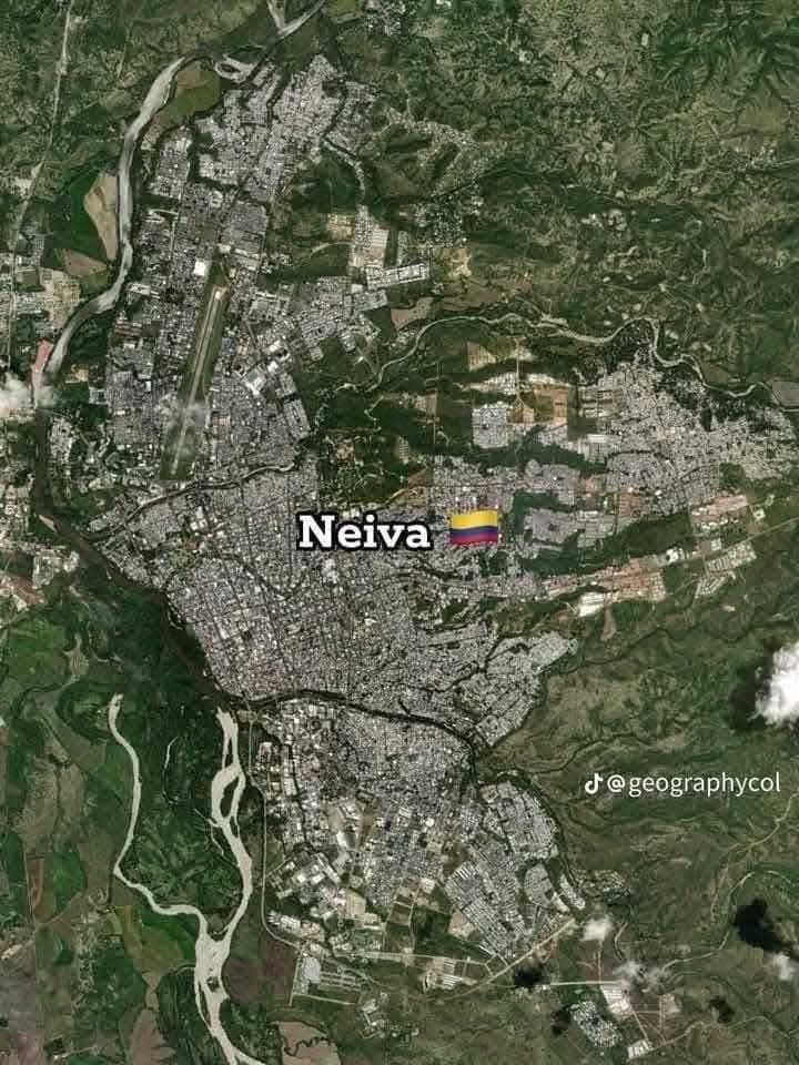 Imagen satelital de Neiva