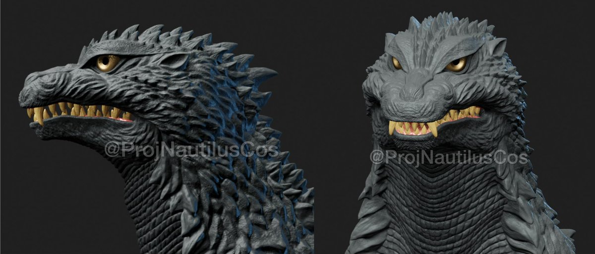 WIP #ゴジラ #Blender