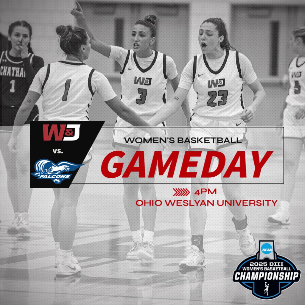 wjathletics's tweet photo. Every Moment Matters. LET’S DANCE! 😤

📍 Delaware, Ohio
🆚 Messiah
🕒 4:00 PM
📺 https://t.co/NFvLl3uj7C
📊 https://t.co/NFvLl3uj7C

#PrezPride https://t.co/hAoaVPmn7r
