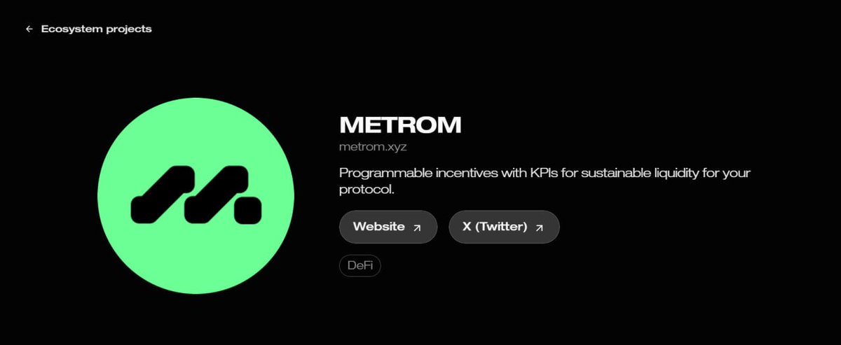 we've been minted! 🛸

@Metromxyz is now an official Ecosystem Project in the <a href="/0xForm/">Form | SocialFi Chain</a> Network. 

Our KPI-based liquidity mining is powering smarter, efficient liquidity on Form ecosystem DEX <a href="/Fibonacci_Form/">Fibonacci DEX</a>