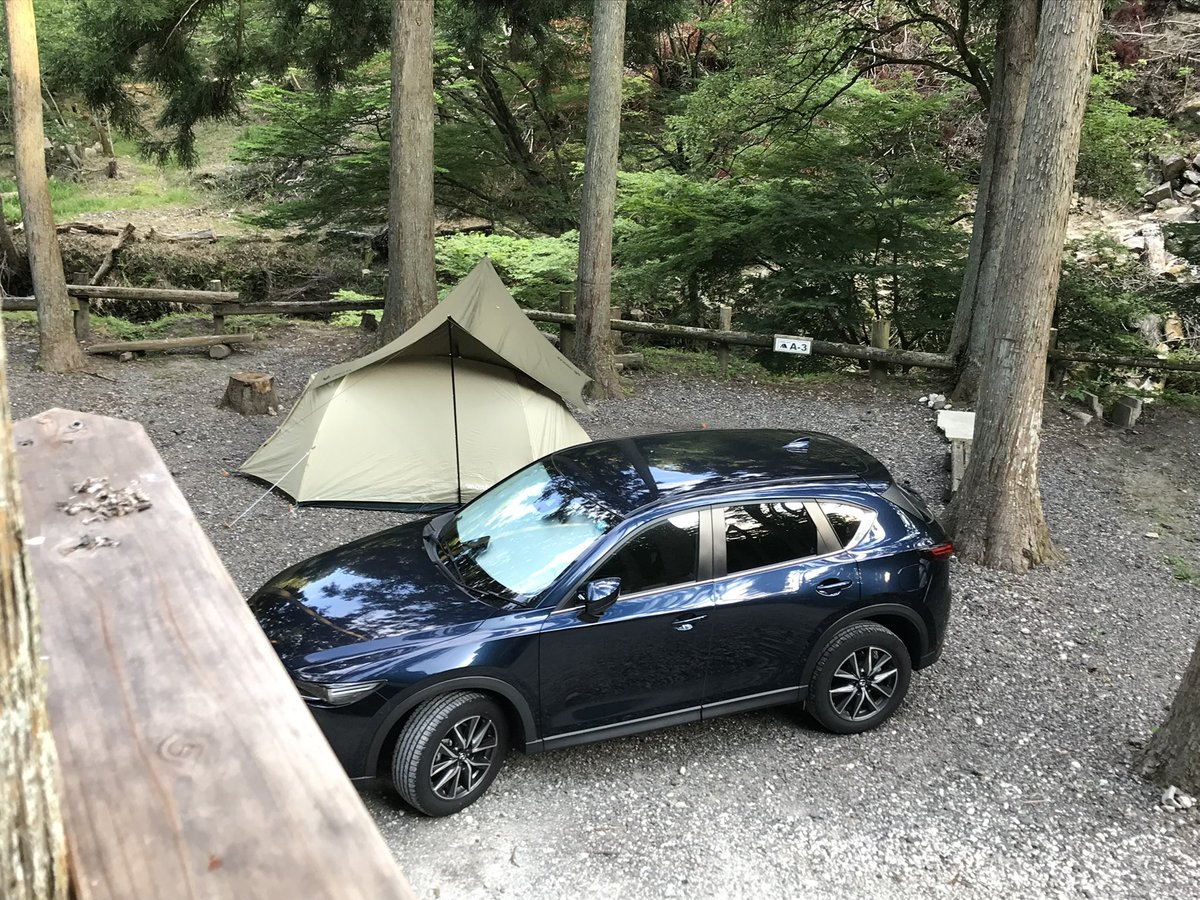 #コレを見た人は無言で初めてのソロキャンプの写真をはれ