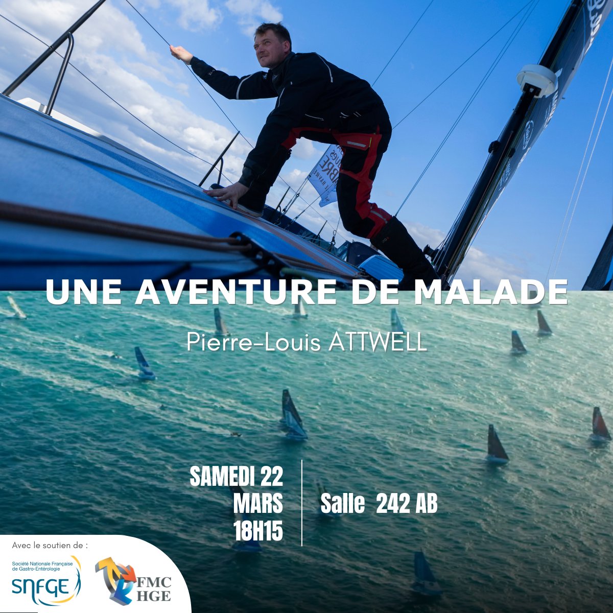 🍿 BREAKING-NEWS : Le film Une Aventure de Malade aux #JFHOD ! 

👉 Rendez-vous le samedi 22 mars à 18h15, Salle 242 AB du Palais des Congrès Porte Maillot

Merci à la #SNFGE et à la #FMCHGE pour leur soutien sur cette session ! 🙏

Session réservée aux congressistes.