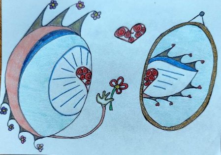 lunaelupo7's tweet photo. Buon pomeriggio!
In questo disegno racconto di due occhi... Quello che siamo disposti ad offrire è un po' lo specchio della nostra anima. Come ciò che vediamo fuori, potrebbe essere lo specchio del nostro cuore 💓
#energiepositive #chinaart #pastelli #disegniamano #motivazioni https://t.co/DmZG9d1vAn