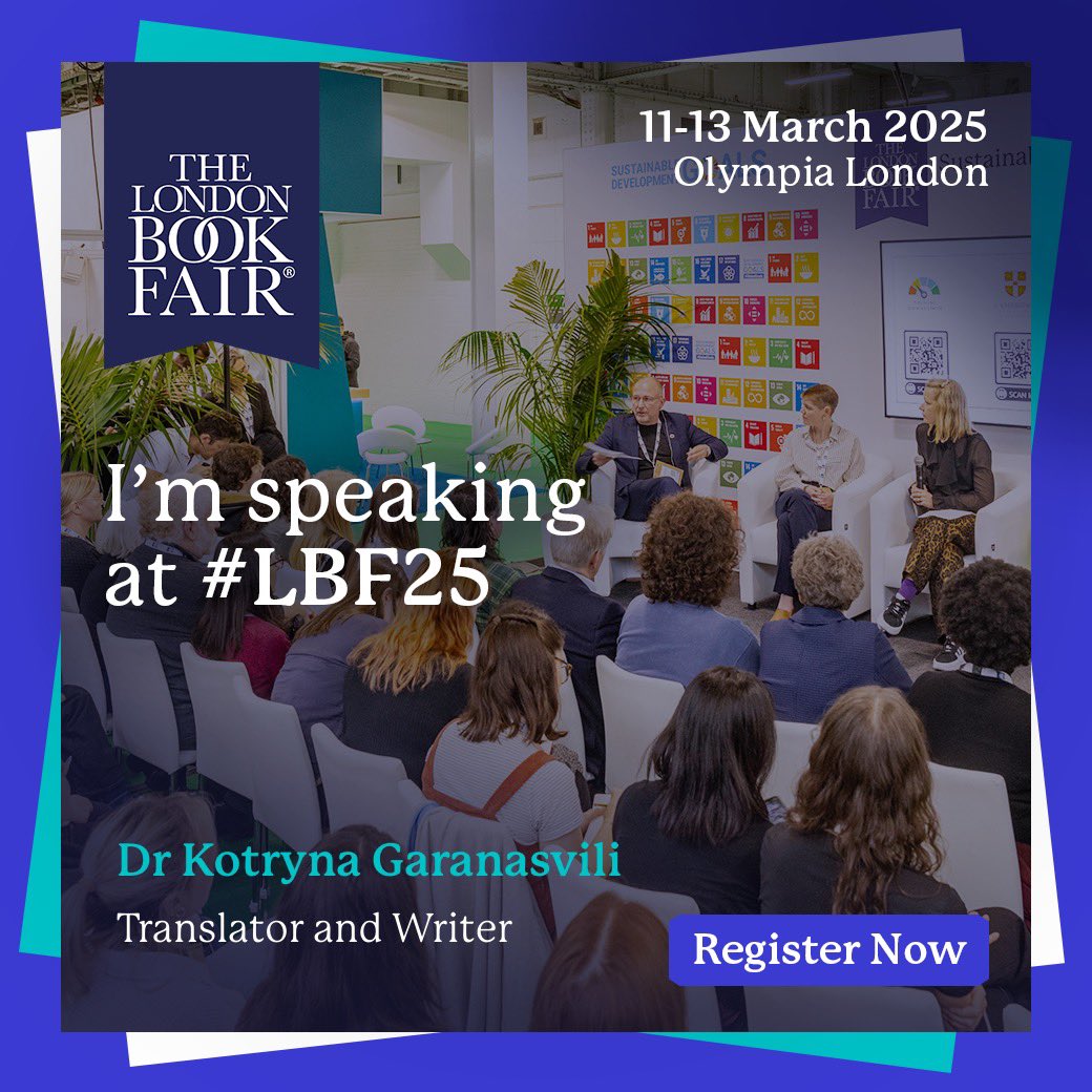 Kotryna Garanasvili (@kotryna_21) on Twitter photo See you soon at <a href="/LondonBookFair/">The London Book Fair, 11-13 March 2025</a> - I’ll be speaking at the opening panel, which marks the 15th anniversary of LTC & @writerscentre Emerging Translator Mentorships 📘🎡💙 Looking forward to seeing everyone over the three days of LBF! londonbookfair.co.uk/en-gb/show-age… See you soon at <a href="/LondonBookFair/">The London Book Fair, 11-13 March 2025</a> - I’ll be speaking at the opening panel, which marks the 15th anniversary of LTC & @writerscentre Emerging Translator Mentorships 📘🎡💙 Looking forward to seeing everyone over the three days of LBF! londonbookfair.co.uk/en-gb/show-age…