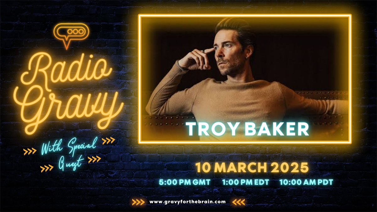 On Radio Gravy this Monday, the indomitable...<a href="/TroyBakerVA/">Troy Baker</a> 
Cannot WAIT for this one.....Troy Baker is without a doubt one of the world's best, most revered and most prolific voice actor's when it comes to video games, anime and animation. 
gravyforthebrain.com/radiogravy/