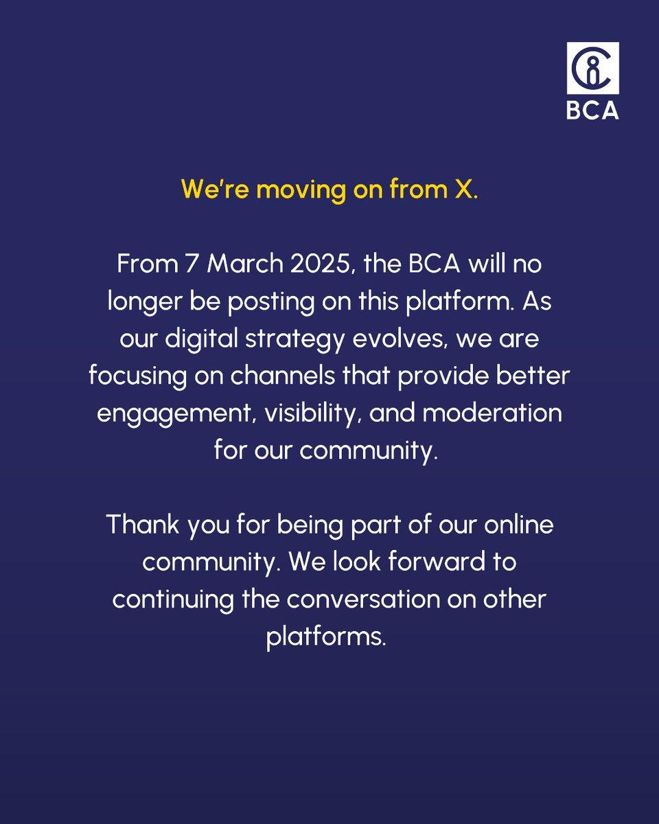 We’re moving on from X. 

To stay connected, follow us on: 

LinkedIn: British Chiropractic Association 
Instagram: @chiropractic_uk 
Facebook: <a href="/BritChiro/">BritChiro</a> 

We look forward to continuing the conversation on other platforms. 

#Chiropractic #BCAUpdates