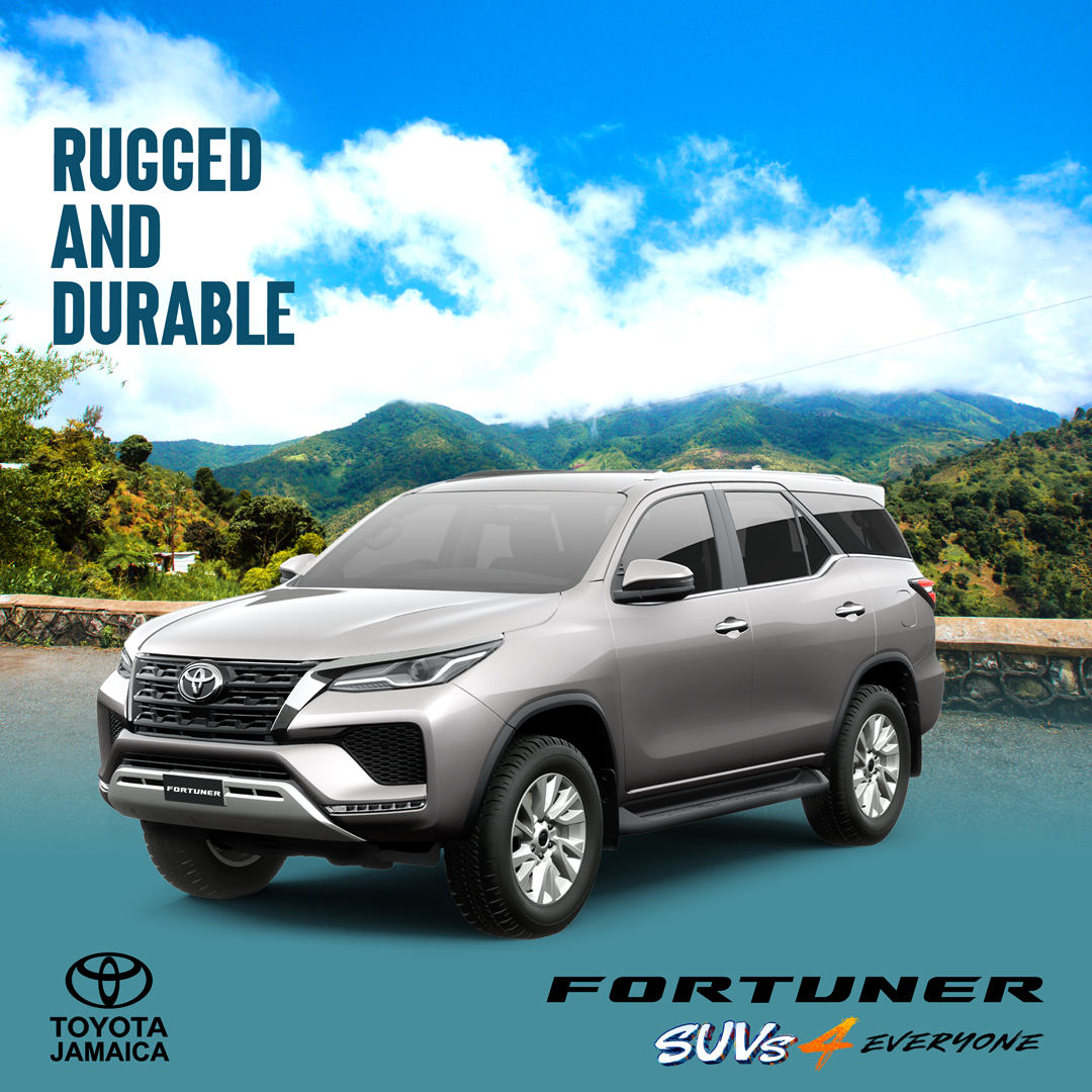 Toyota Fortuner: Fusion of luxury and rugged capability.
Durability, elegance, and power in one bold SUV. Tailored for those who lead the way.

STARTING AT $12.4 mil Gas | $13.7 mil T/Diesel

Step into the driver's seat today!

Call or visit our showrooms for more information.