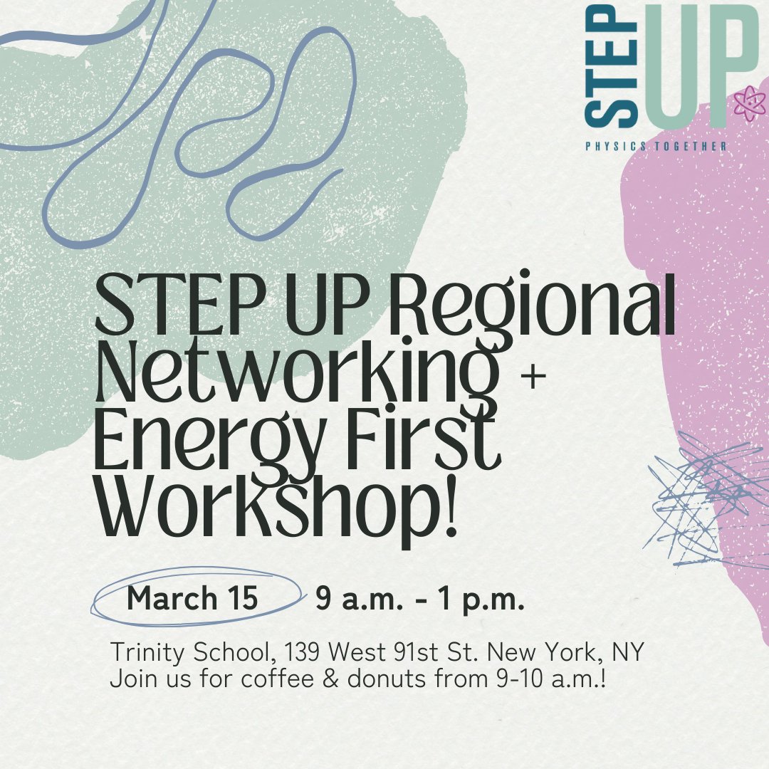 🍎 Hello New York City! There is one more opportunity this month to network in-person with the NY STEP UP community while learning other useful classroom skills. Register for the workshop on March 15 from 9-1 p.m. at Trinity HS here: ow.ly/3KfQ50VbrlM