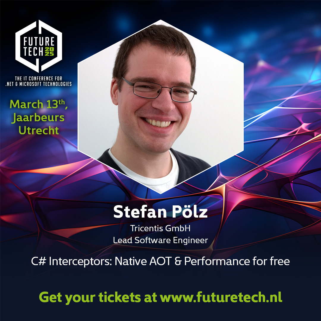 FlashOver (Stefan Pölz) #MVPBuzz #2codeOrNot2code (@0x_f0) on Twitter photo Good news for Late Birds:
Apply a 20 % discount for your <a href="/FutureTechNL/">FutureTechNL</a> ticket, just in time.
- Future Tech 2025
@ Jaarbeurs Utrecht (the Netherlands)
on Thursday, March 13
Discount Code: FutureTech_SDN20
Ticket Link: eventbrite.nl/e/938191274357…
Redeemable until Monday, March 10 Good news for Late Birds:
Apply a 20 % discount for your <a href="/FutureTechNL/">FutureTechNL</a> ticket, just in time.
- Future Tech 2025
@ Jaarbeurs Utrecht (the Netherlands)
on Thursday, March 13
Discount Code: FutureTech_SDN20
Ticket Link: eventbrite.nl/e/938191274357…
Redeemable until Monday, March 10