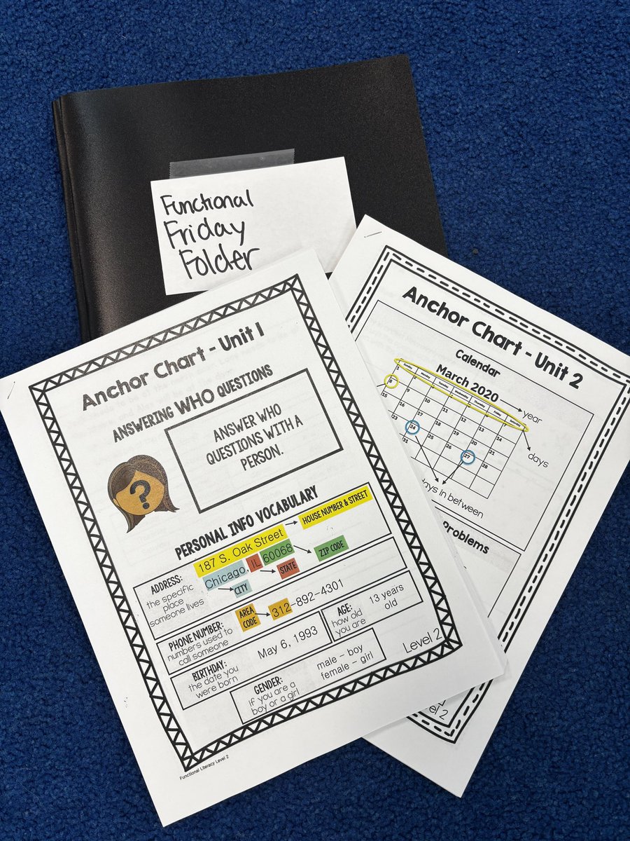 ldoornbosRV's tweet image. Starting something new for Fridays! We’re calling it Functional  Fridays.  Our literacy and math lessons will all relate to functional skills that can help us in the real world! #functionalfridays @SD113A #rebelpride