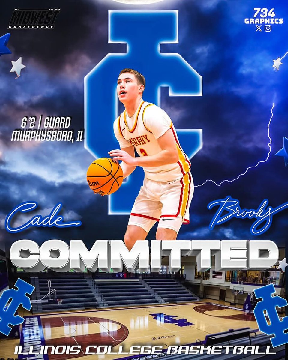 Congrats Cade Brooks on continuing his academic and basketball career at Illinois College!