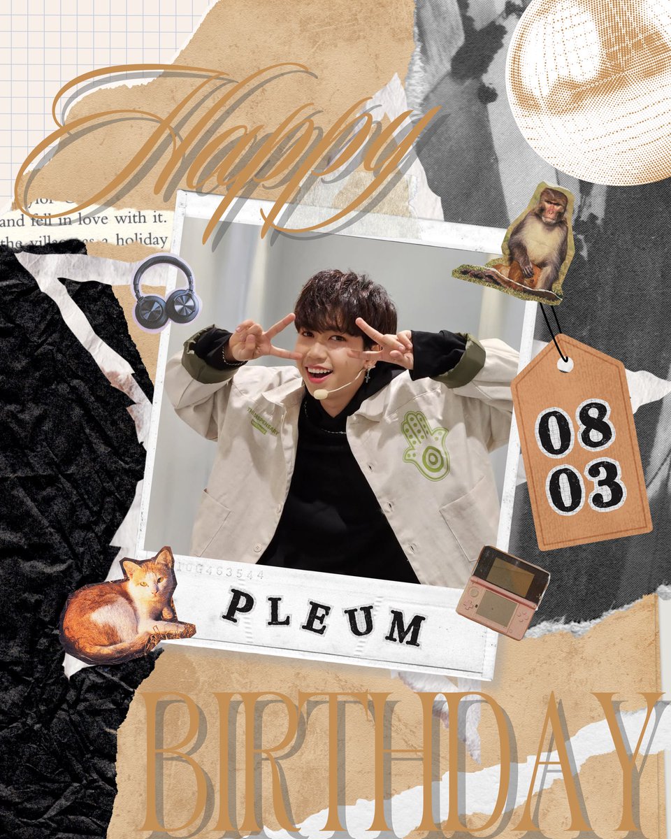 VERYPLEUM's tweet photo. 🐵HAPPY BIRTHDAY!!🎂

-  อายุครบ25แล้ว แคล้วคลาดปลอดภัยนะคะ มีความสุขให้มากๆ เป็นตัวของตัวเองเยอะๆ อย่าลืมดื่มน้ำบ่อยๆ ทำอะไรก็ขอใหัสมหวังทุกอย่าง มีอุปสรรคก็ขอให้ผ่านไปได้  สาทุ้!!

#PLEUM_Y2Z #Y2Z https://t.co/58TCrzuK02