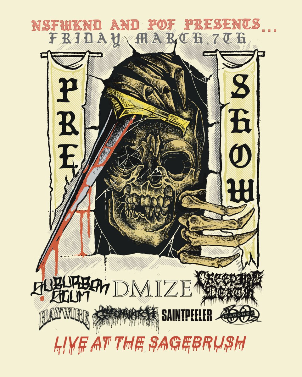 TONIGHT in denton and austin. get your fix at poftx.com