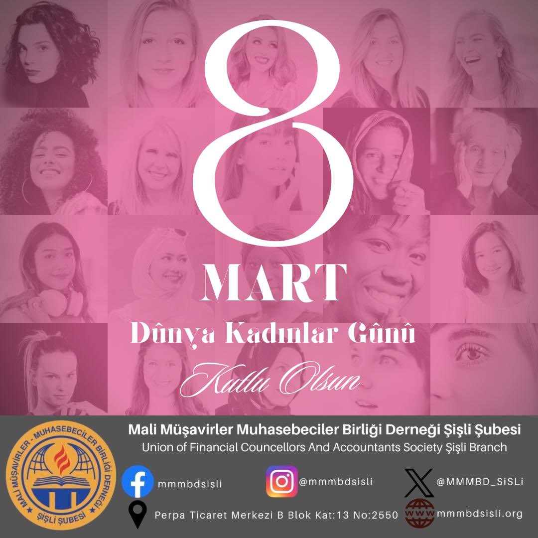 Kadın olmak, sadece güçlü olmak değil, gücüne sevgi ve merhamet katabilmektir. 

Dünyayı güzelleştiren tüm kadınlara💐 

Dünya Emekçi Kadınlar Gününüz Kutlu Olsun...

MMMBD Şişli Yönetimi 

#8martdünyakadınlargünü 
#8mart