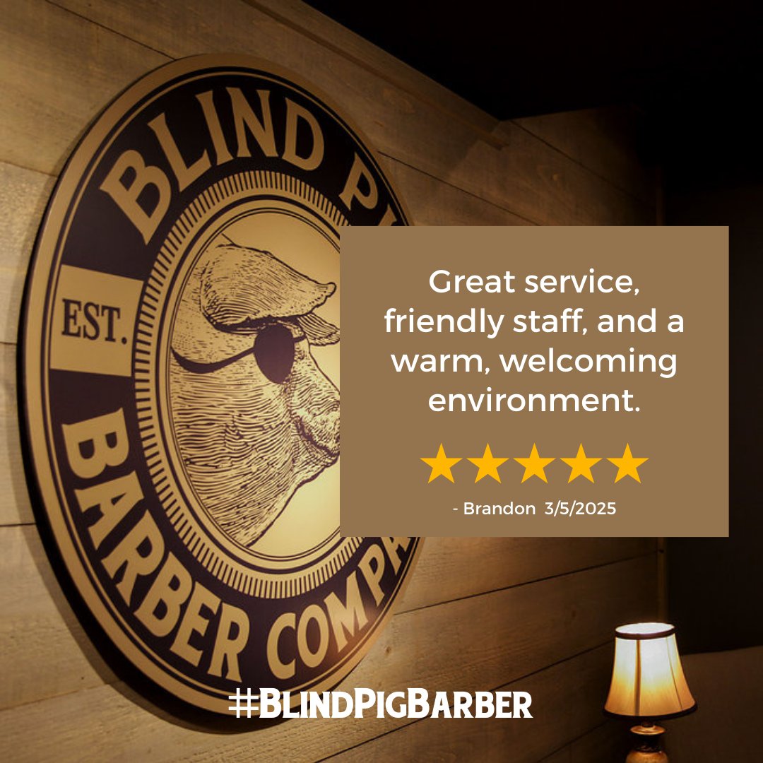 ✅ Great Service
✅ Friendly Staff
✅ Welcoming Environment

Book your next haircut with us using the link in profile or call 207-536-4772. Walk-ins welcome when available.

#feedbackfriday #barbershop #blindpigbarber