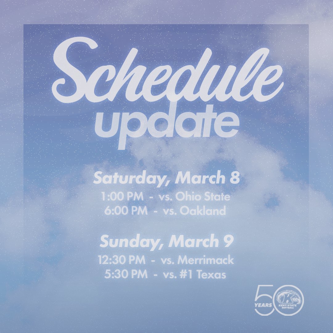 𝙎𝘾𝙃𝙀𝘿𝙐𝙇𝙀 𝙐𝙋𝘿𝘼𝙏𝙀

Our opponents and game days for this weekend's Ohio State Tournament have changed.

📰 t.ly/0Xo9r

#GoFlashes⚡️ #BTS