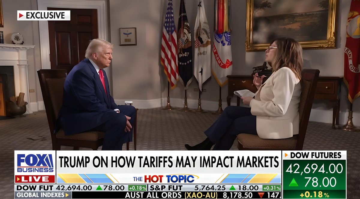 Maria Bartiromo (@mariabartiromo) on Twitter photo Trump reveals to Maria Bartiromo he's written a letter to Iran to negotiate deal | ow.ly/Taem50VcE7A <a href="/MorningsMaria/">Mornings with Maria</a> <a href="/FoxBusiness/">FOX Business</a> Trump reveals to Maria Bartiromo he's written a letter to Iran to negotiate deal | ow.ly/Taem50VcE7A <a href="/MorningsMaria/">Mornings with Maria</a> <a href="/FoxBusiness/">FOX Business</a>