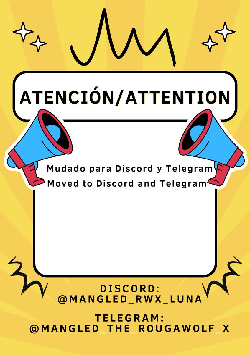 WolfMangled's tweet photo. IMPORTANT.

Due to the blocking they did with Twitter X, I have moved to Discord and Telegram. You can also find me on Deviant-ART and Ink-Bunny as: MangledTheArcticWolf and on Fur-Affinity as: ChaoticFuntimeMangledCulture. https://t.co/TXMz9tt8Yk