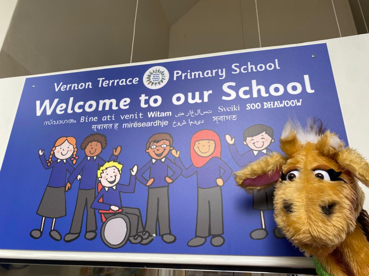 Harold the giraffe has had a great visit to <a href="/Vernon_Terrace/">Vernon Terrace Primary School</a> this week! The children really enjoyed learning with Harold and his friends about keeping their brains and bodies healthy and safe! 🦒 #Haroldthegiraffe #PSHE #Wellbeing #SCARF