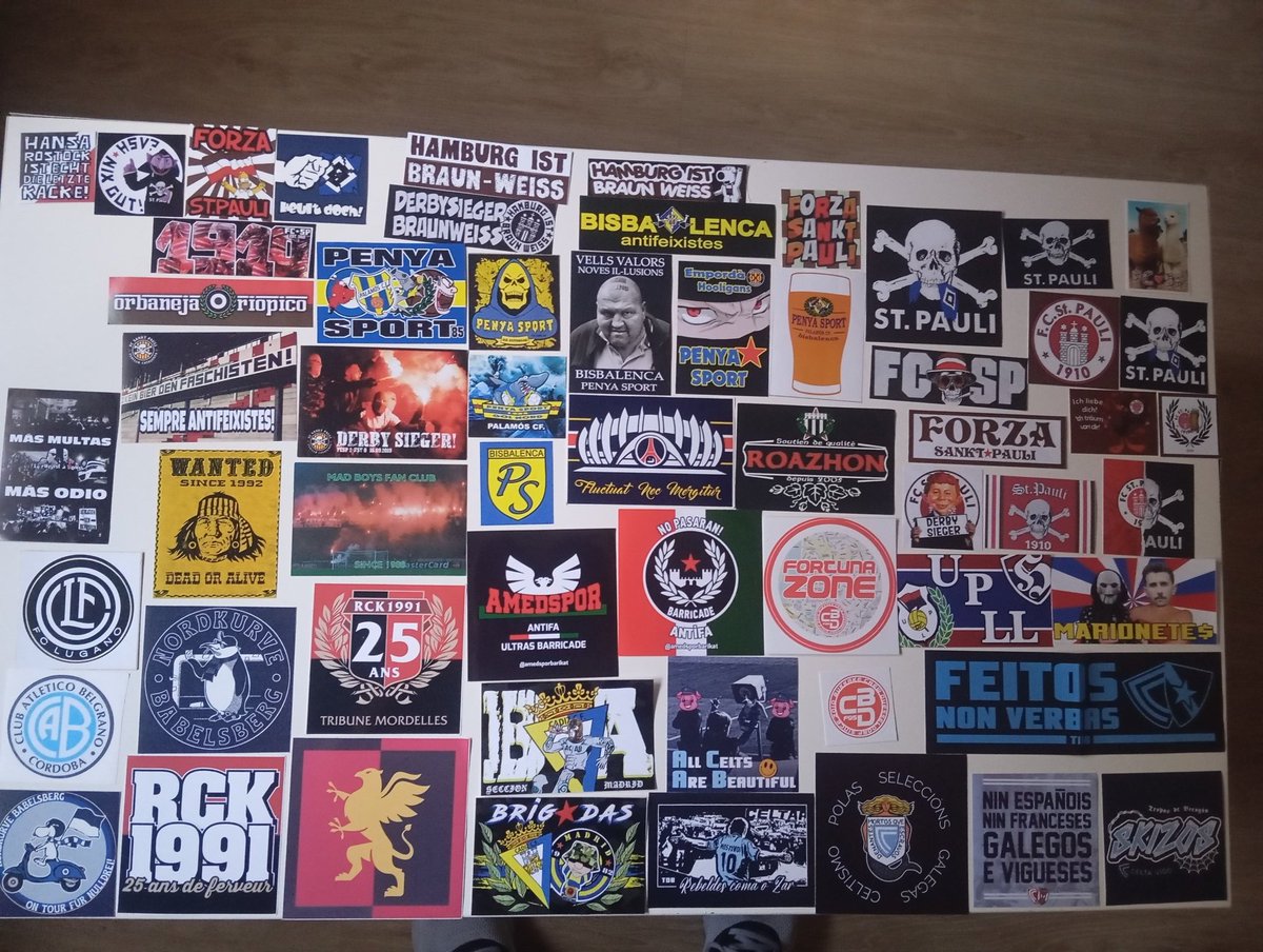 Más pegatinas para mi colección.