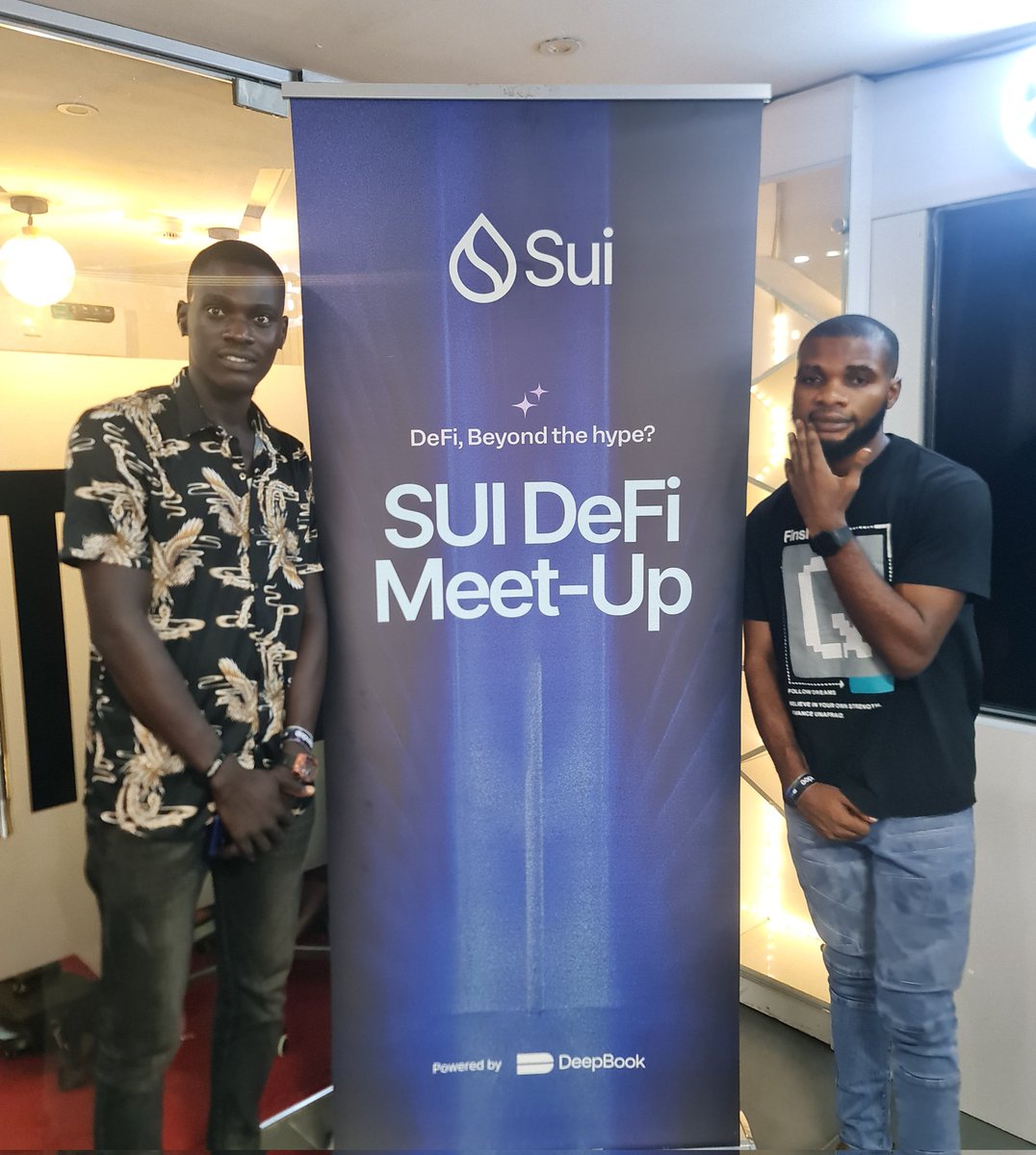 DefiBlacKnight's tweet photo. Was Live @SuiNetwork #SuiDefiMeetUp 
With @TizzedTizzy @Stephen07416927 and my bosses. 

Suiiiiiiiiiiiii

#web3 #SUI https://t.co/3KIaHsIMvZ