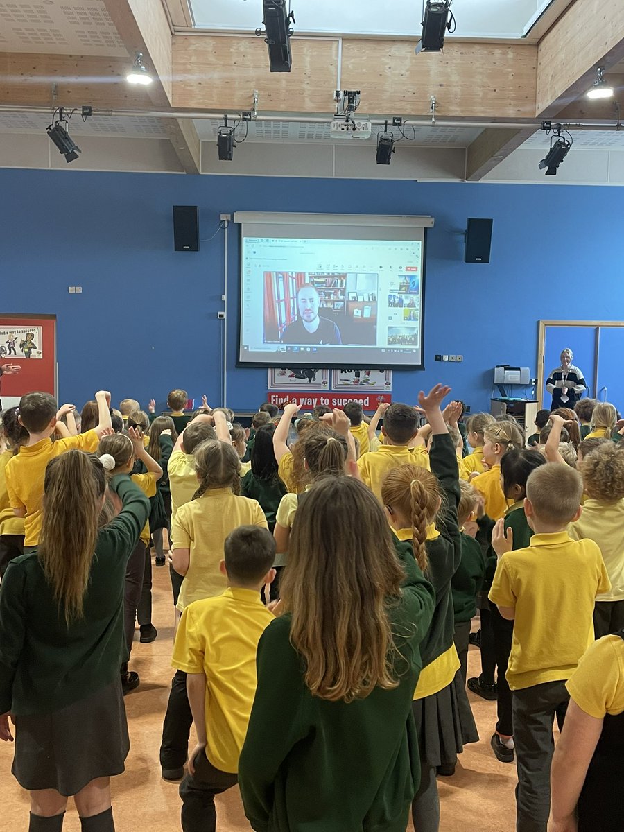 Thank you <a href="/MrEagletonIan/">Ian Eagleton</a>! The children of Kings’ Forest absolutely loved your virtual visit as part of The Leaf Trust Literature Festival <a href="/trust_leaf/">Leaf Trust</a> 📚 👏🏻 #aspire #expore #believe