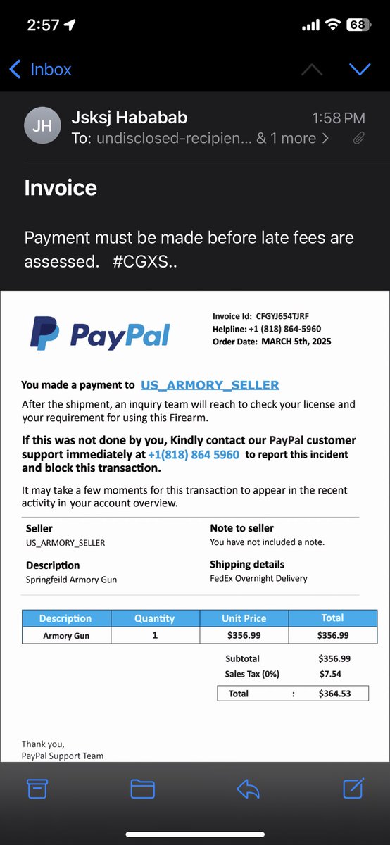 Classic Jsksj Hababab. Always tryna sell me an armory gun from US_ARMORY_SELLER. Good one, Jsksj!