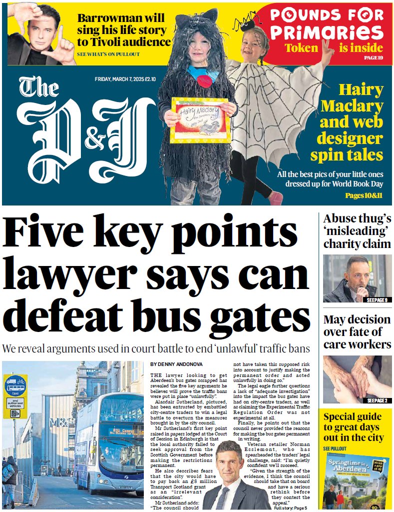 It's official - traders have submitted an appeal to take Aberdeen City Council to court over the city centre bus gates.
And these are the five key points they plan to use to convince elected members into siding with them: pressandjournal.co.uk/fp/news/aberde…