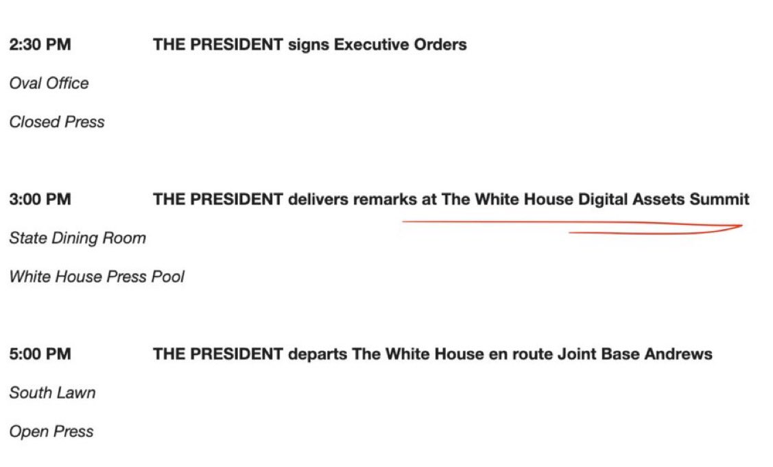 cryptogoos's tweet photo. 🚨BREAKING:

TRUMP WILL GIVE A LIVE SPEECH ON #BITCOIN AND CRYPTO FROM THE WHITE HOUSE TODAY 

ARE YOU READY? 🚀 https://t.co/rg9G4e38kz
