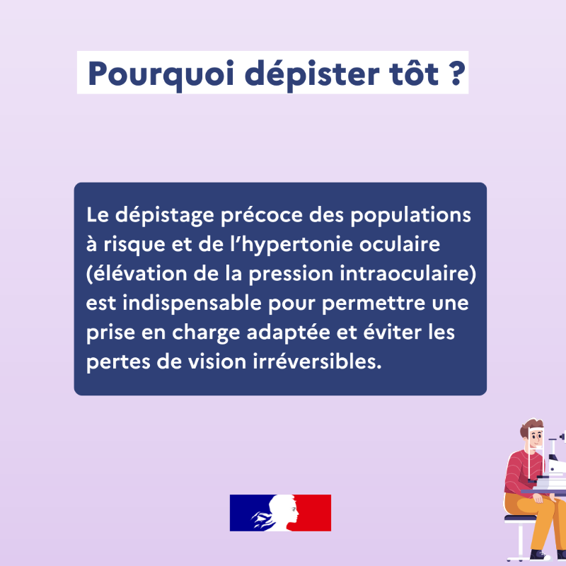 Sante_Gouv's tweet photo. 📆 C'est la semaine mondiale du #glaucome | Cette maladie silencieuse peut causer une perte de vision irréversible.

🔍 Souvent méconnue, elle évolue sans symptôme pendant plusieurs années, rendant le dépistage d'autant plus crucial. 

👉 Prenez soin de votre santé visuelle.