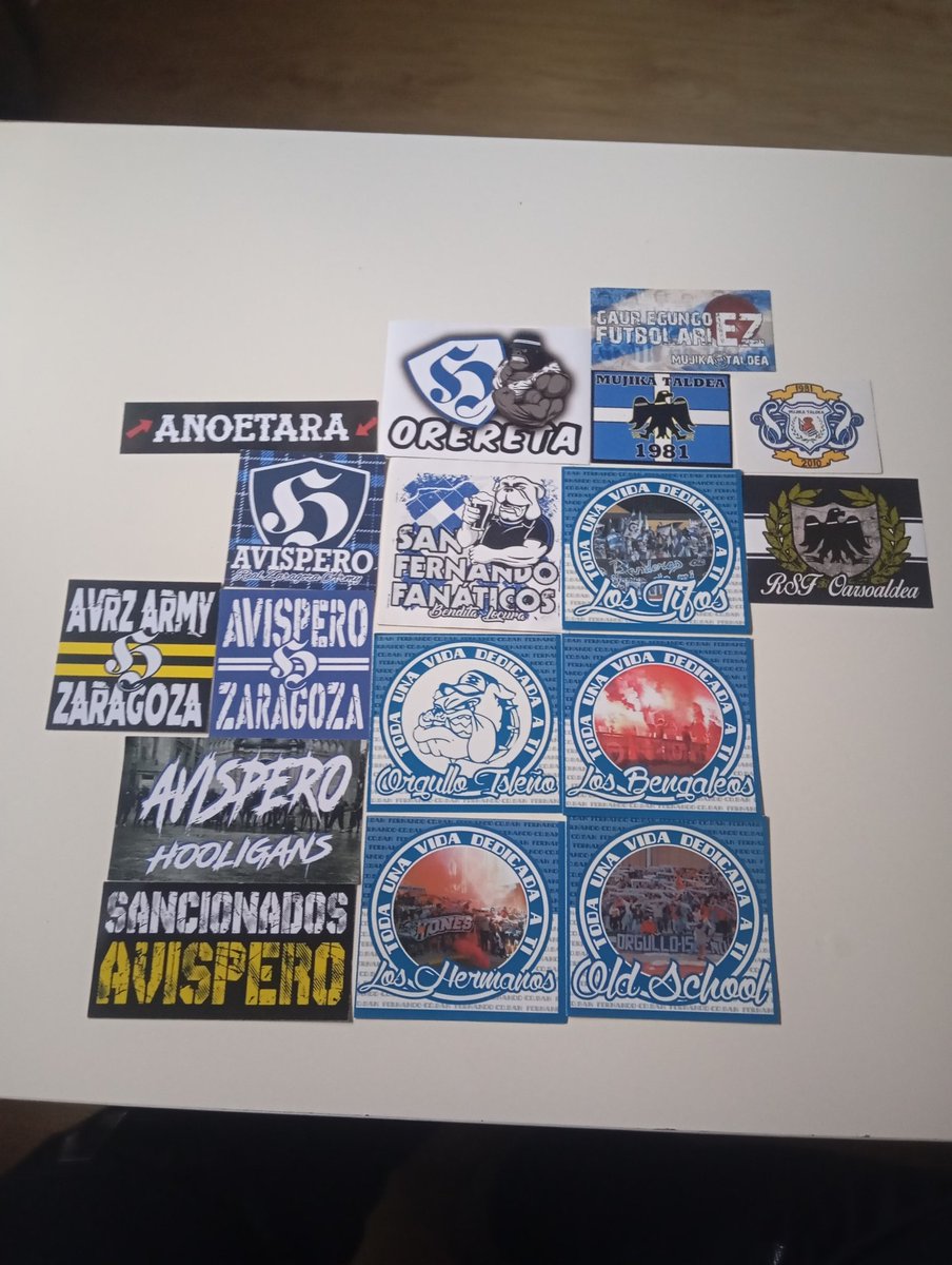 Más pegatinas que me llegan para la colección.