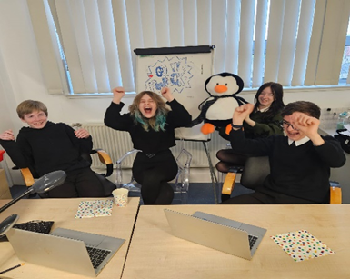 Congratulations to The Prestwick Page-Turners, who finished 4th out of 24 teams in the Scottish Literacy Trust Reading Champions Quiz on Wednesday.
We’re very proud of our enthusiastic readers.