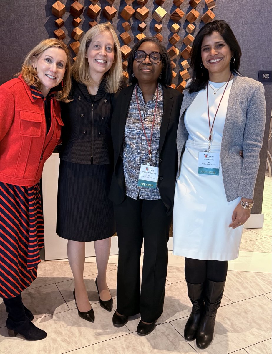 Dr. Uma Borate: Associate Professor (@beatalleukemia) on Twitter photo Very fortunate to hang out with the brilliant ladies of MDS <a href="/aamdsif/">AA&MDSIF</a> 2025 Summit & learn from everyone in this community! #mdssm <a href="/myeloidmalig/">Toyosi Odenike</a> <a href="/AmyDeZern/">Amy DeZern</a> <a href="/CarrawayHetty/">Hetty Carraway</a> Very fortunate to hang out with the brilliant ladies of MDS <a href="/aamdsif/">AA&MDSIF</a> 2025 Summit & learn from everyone in this community! #mdssm <a href="/myeloidmalig/">Toyosi Odenike</a> <a href="/AmyDeZern/">Amy DeZern</a> <a href="/CarrawayHetty/">Hetty Carraway</a>