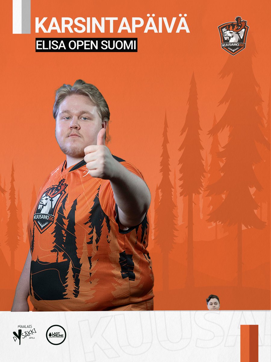 KUUSAMO.gg (@kuusamogg) on Twitter photo Ilmasta Suomics-karsintaa tarjolla perjantai-iltaan! Keburanu tilaukseen ja pelit ruutuun
🏆 Elisa Open Suomi karsinta 1
⏰ 17.00
📺 twitch.tv/kuusamogg 📢 <a href="/KallePiispa/">Kalle Piispa</a> Ilmasta Suomics-karsintaa tarjolla perjantai-iltaan! Keburanu tilaukseen ja pelit ruutuun
🏆 Elisa Open Suomi karsinta 1
⏰ 17.00
📺 twitch.tv/kuusamogg 📢 <a href="/KallePiispa/">Kalle Piispa</a>