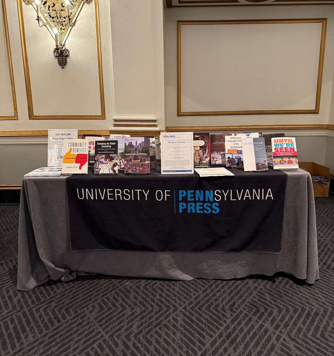 Penn Press (@pennpress) on Twitter photo Our booth is fully stocked and ready to go at <a href="/essnet/">Eastern Soc. Society</a>'s annual meeting! Come pay us a visit in the book exhibit if you're attending, or head to our #ESS2025 virtual exhibit store for special discounts on books and journals: site.pennpress.org/ess-2025/ Our booth is fully stocked and ready to go at <a href="/essnet/">Eastern Soc. Society</a>'s annual meeting! Come pay us a visit in the book exhibit if you're attending, or head to our #ESS2025 virtual exhibit store for special discounts on books and journals: site.pennpress.org/ess-2025/