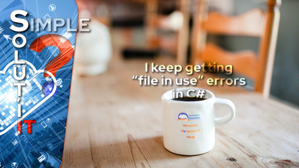 IBL_SystemHouse's tweet image. 🔸 I keep getting “file in use” errors in C#
Remember to close or dispose of file streams. Using using blocks helps prevent locked resources.
#FileHandling #CSharpTips #Code