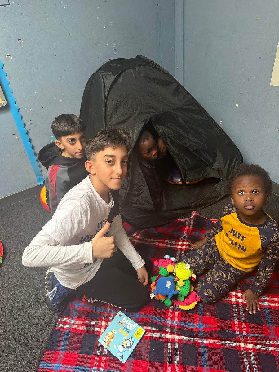 World Book Day - with bedtime stories in our jammies 💛💙 Love seeing our children reading together and sharing the joy of books. Thank you <a href="/Waterstones/">Waterstones</a> <a href="/asda/">Asda</a> <a href="/Tesco/">Tesco</a> for helping us deliver books to all our children today. 💙💛📚🪄🐉🧚🏽‍♀️🎬