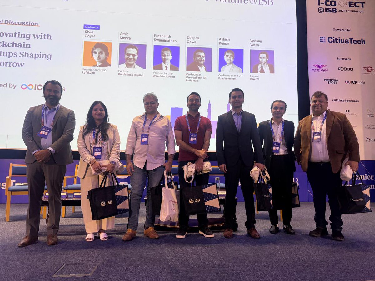 icphub_IN's tweet image. What an unforgettable experience at I-Connect @ ISB 

From the groundbreaking discussions to the inspiring connections, this event was truly one for the books. 

Grateful to have been a part of it.

#ICPhubs #SeeTheFuture #BlockchainInnovation #Web3