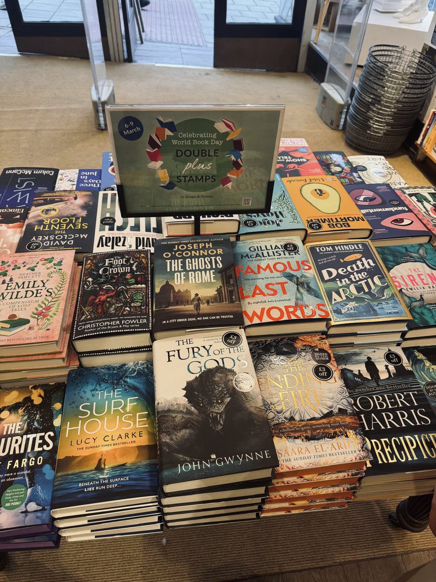 I popped in to the excellent Brighton Waterstones <a href="/BrightonWstones/">Waterstones Brighton</a> yesterday and signed a large handful of books. If you’re in the area and are looking for a signed copy, Brighton is the place to go. Truth and Courage 😁🐺