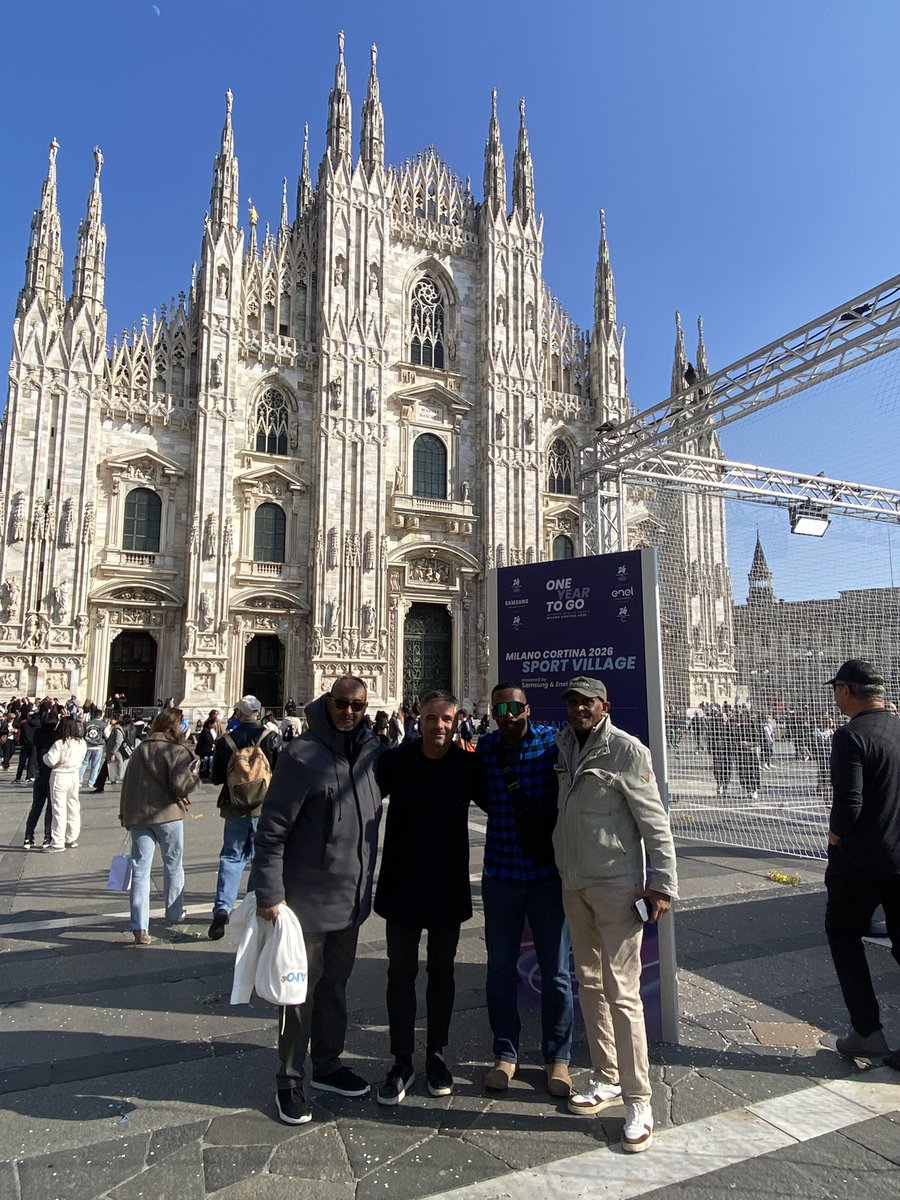 Yesterday in Milan as Italy Horn of Africa Association we nominated Eritrean Canadian skier Shannon Ogbnai Abeda who qualified for Milano Cortina Winter Olympics <a href="/milanocortina26/">Milano Cortina 2026</a> as Sport Ambassador and Champion in Life. Friendship and Inclusion through sport!