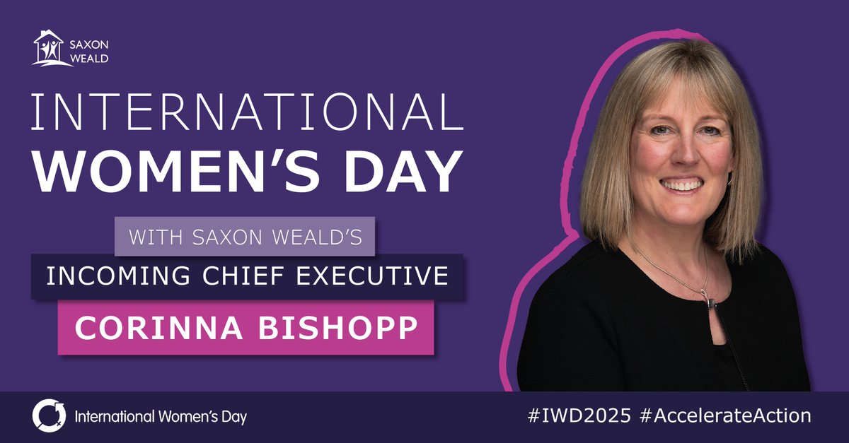This #InternationalWomensDay, we’re celebrating the appointment of Saxon Weald’s first female Chief Executive, Corinna Bishopp, who will be joining us in May. Read more on our website: saxonweald.com/news/internati…

#IWD2025 #AccelerateAction